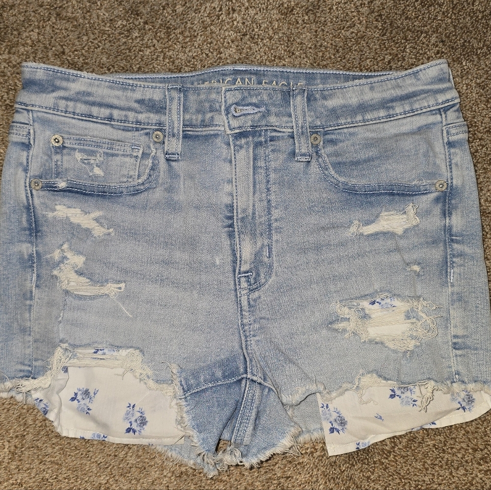 American Eagle High-rise Shortie Next Level Stretch Women's Size 8 New